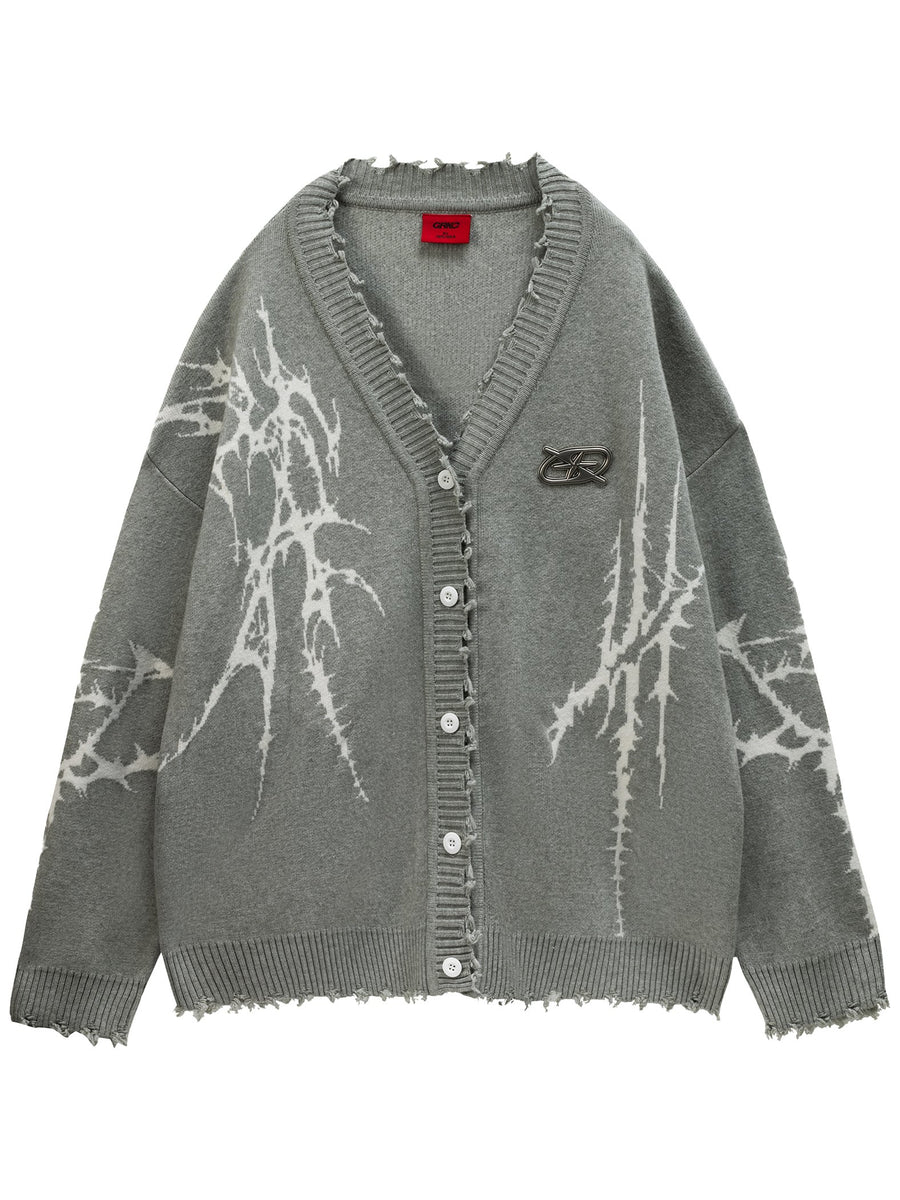 Distressed Hardware Cardigan – GRKC PRAY®