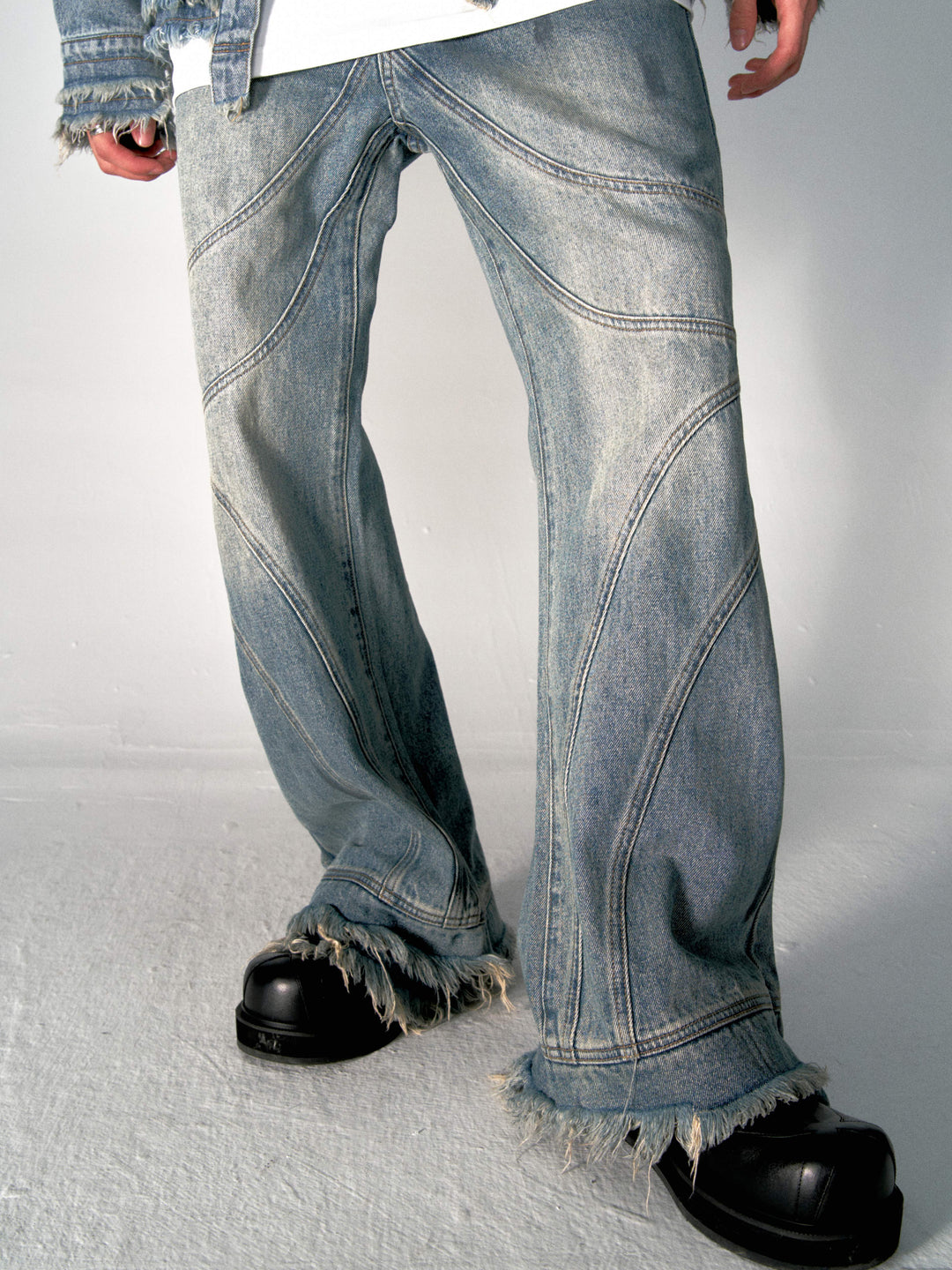 Web Raw Edge Denim