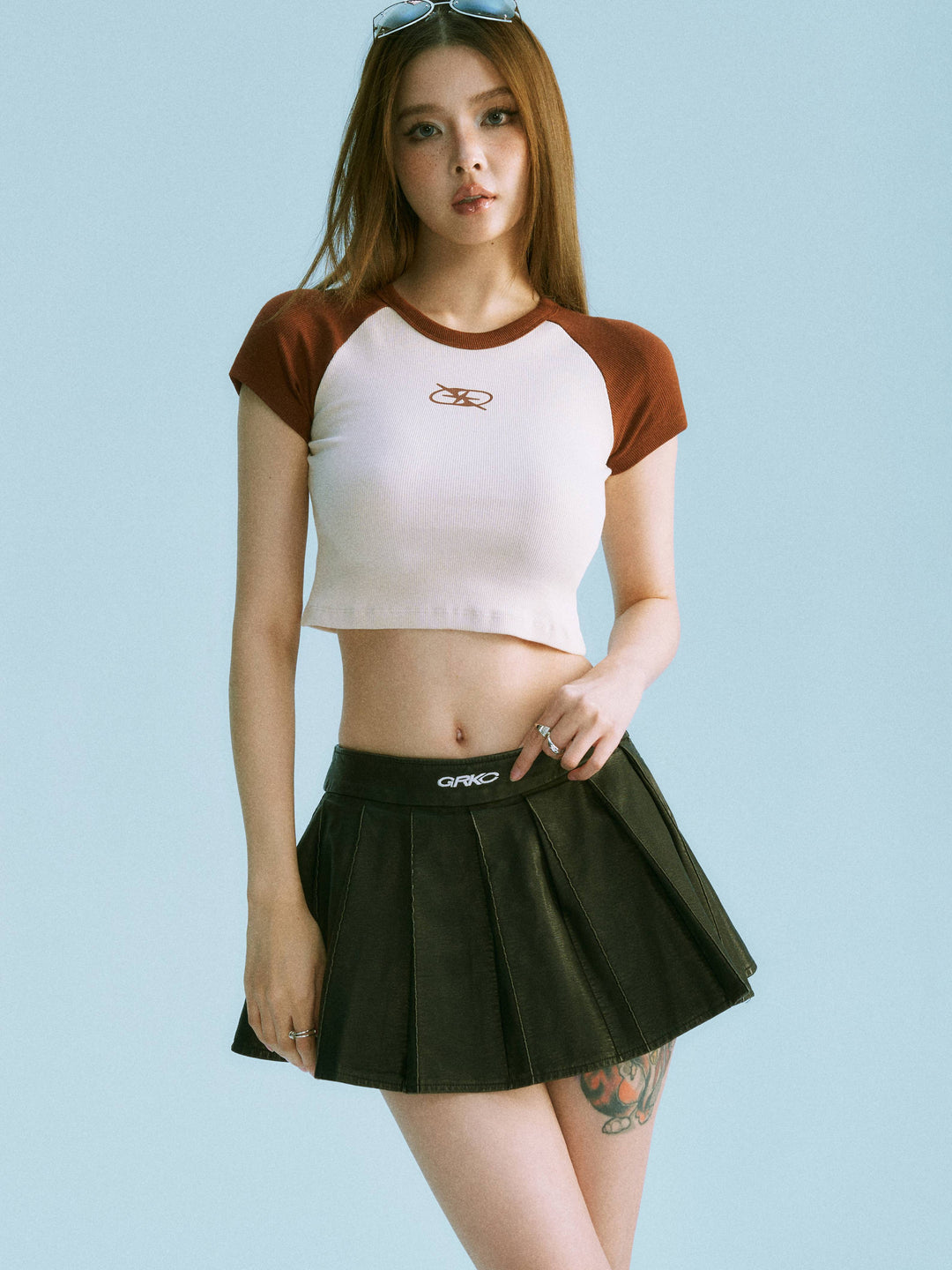 GRKC Leather Skirt