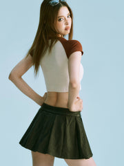 GRKC Leather Skirt