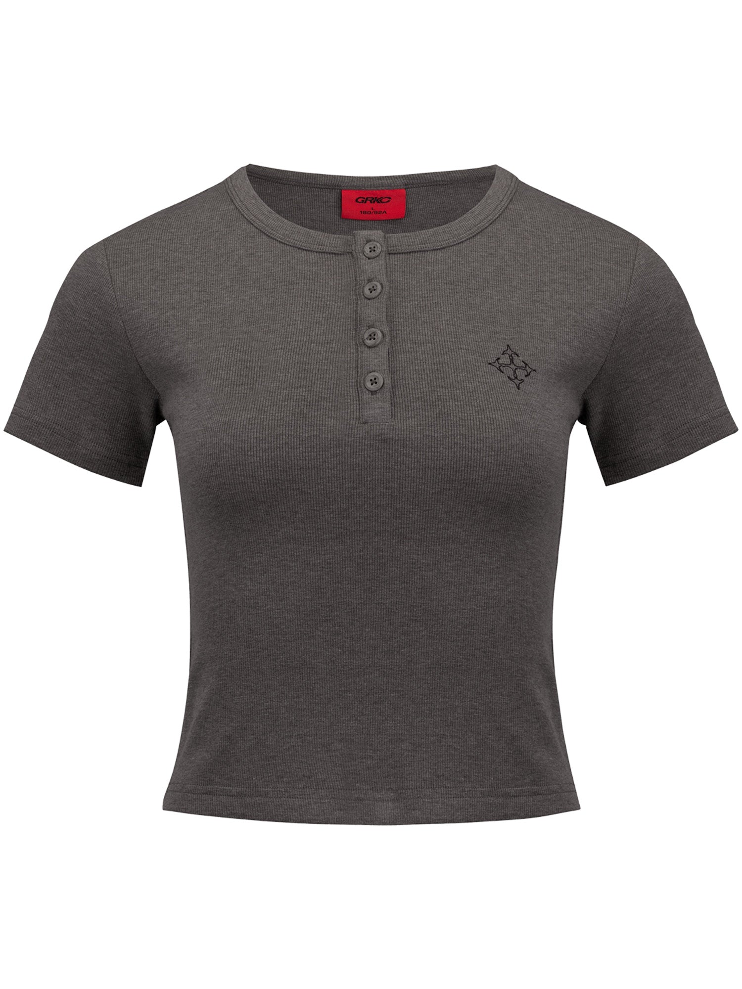 未使用【GOOD GRIEF】PRINTED HENLEY NECK TOP GOOD GRIEF! SFSC PRINTED HENLEY NECK TOP