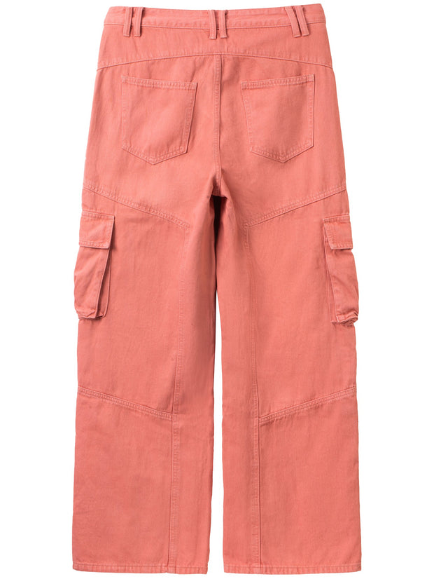 Coral Cargo Pants