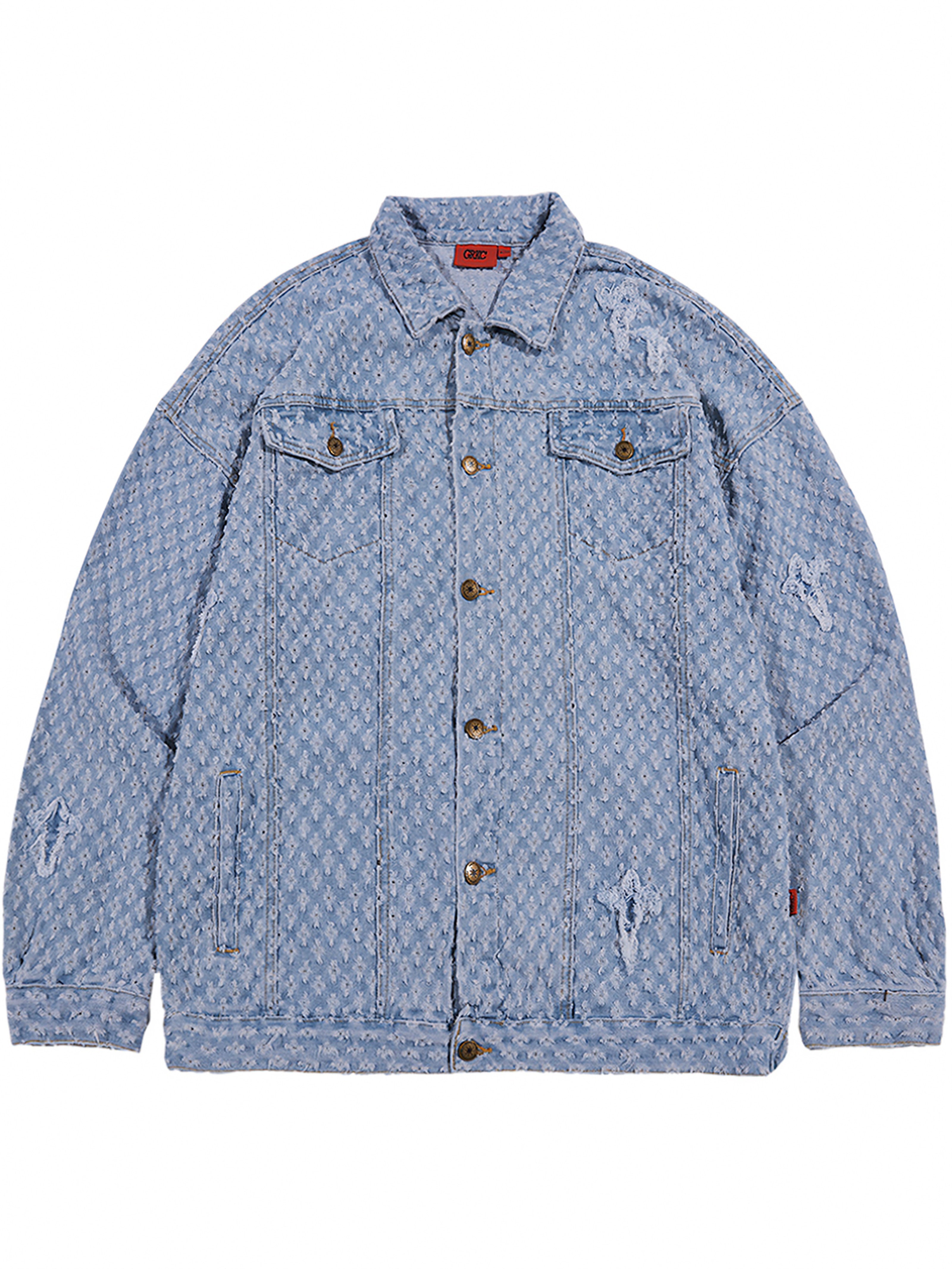 ジャケット・アウター SUPREME Hole Punch Denim Trucker Jacket Supreme Hole Punch Denim Trucker Jacket Blue Men's - SS20 - US
