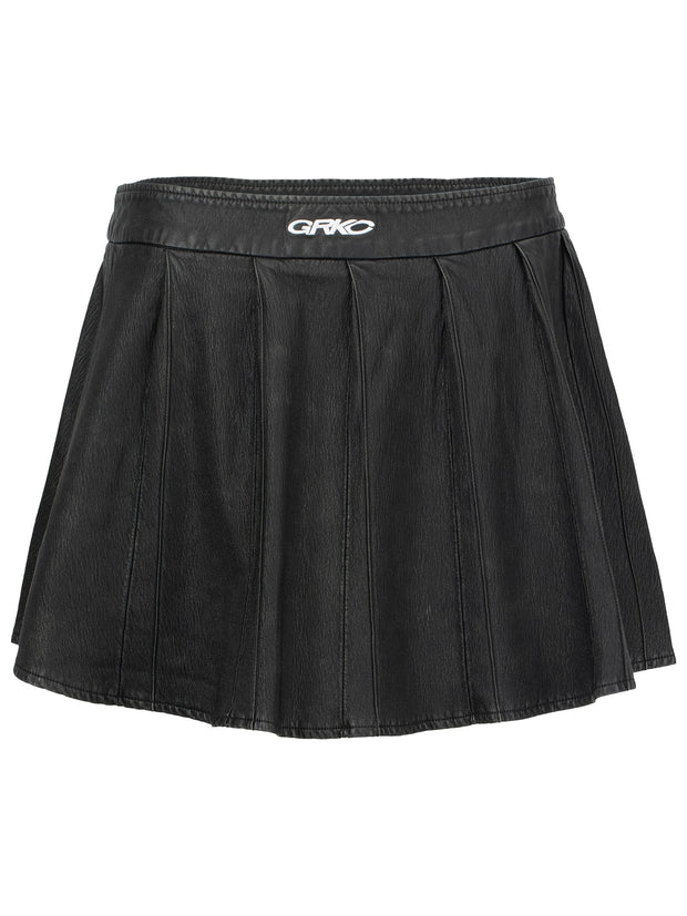 GRKC Leather Skirt