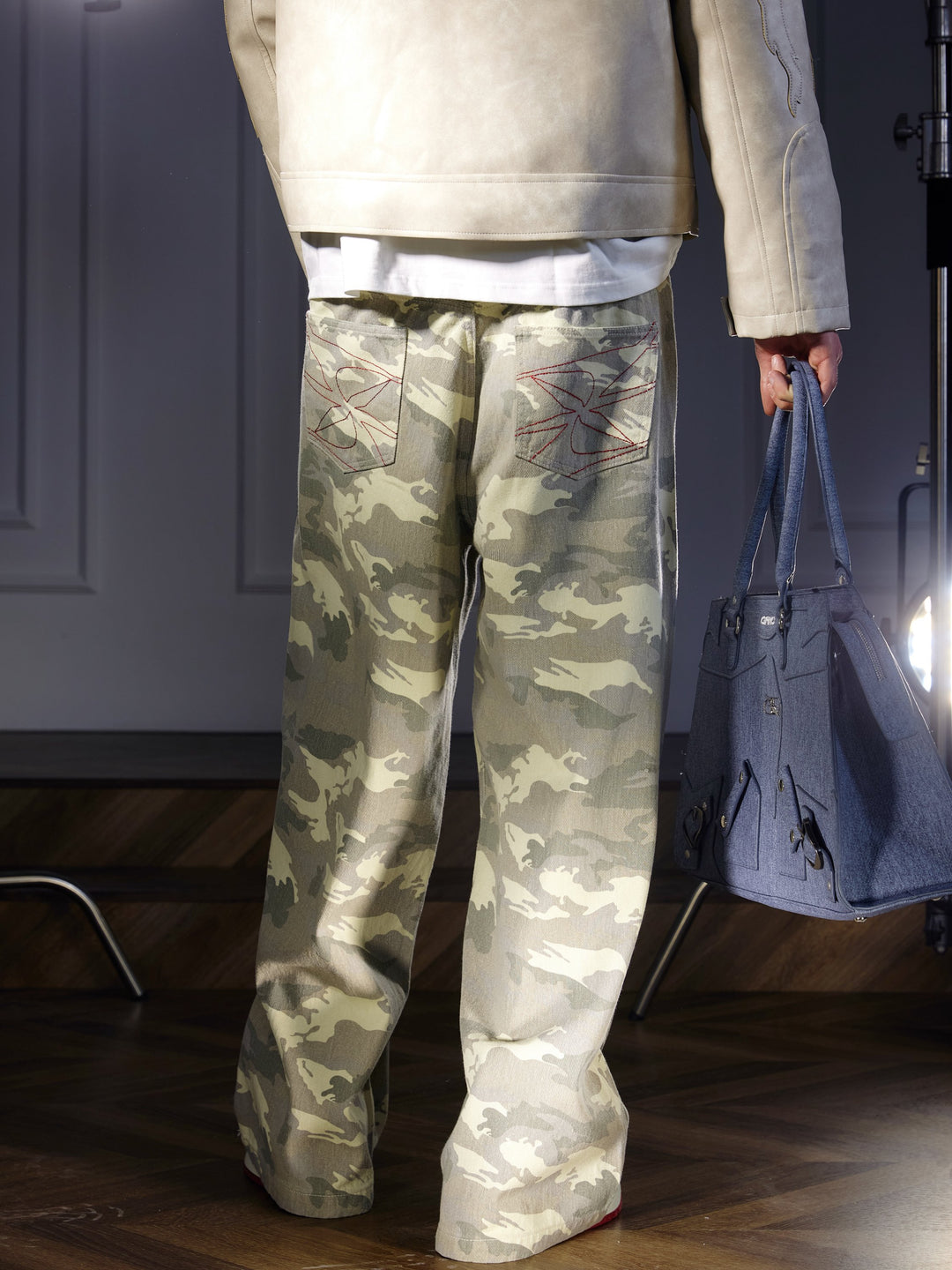 Camo Stitch Denim