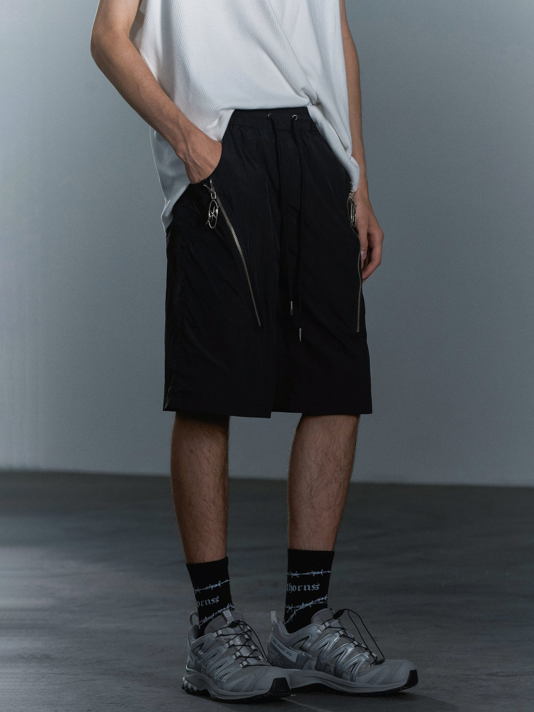 Hardware Zip Shorts