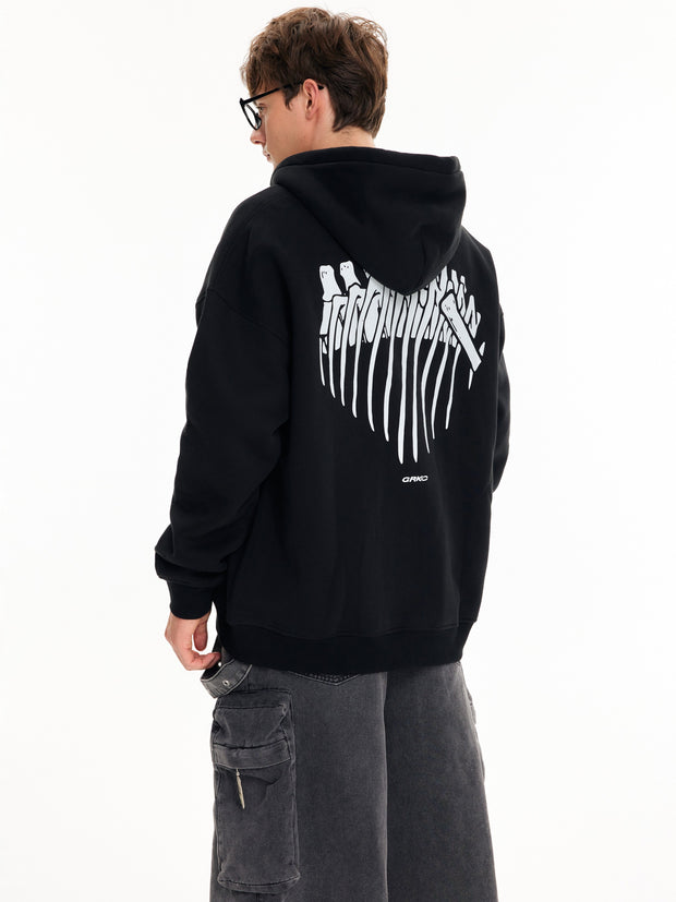 Spine Zip Hoodie