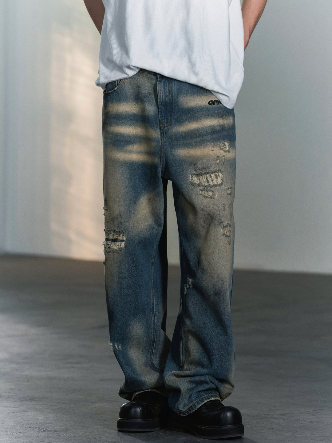 Shadow Patchwork Denim