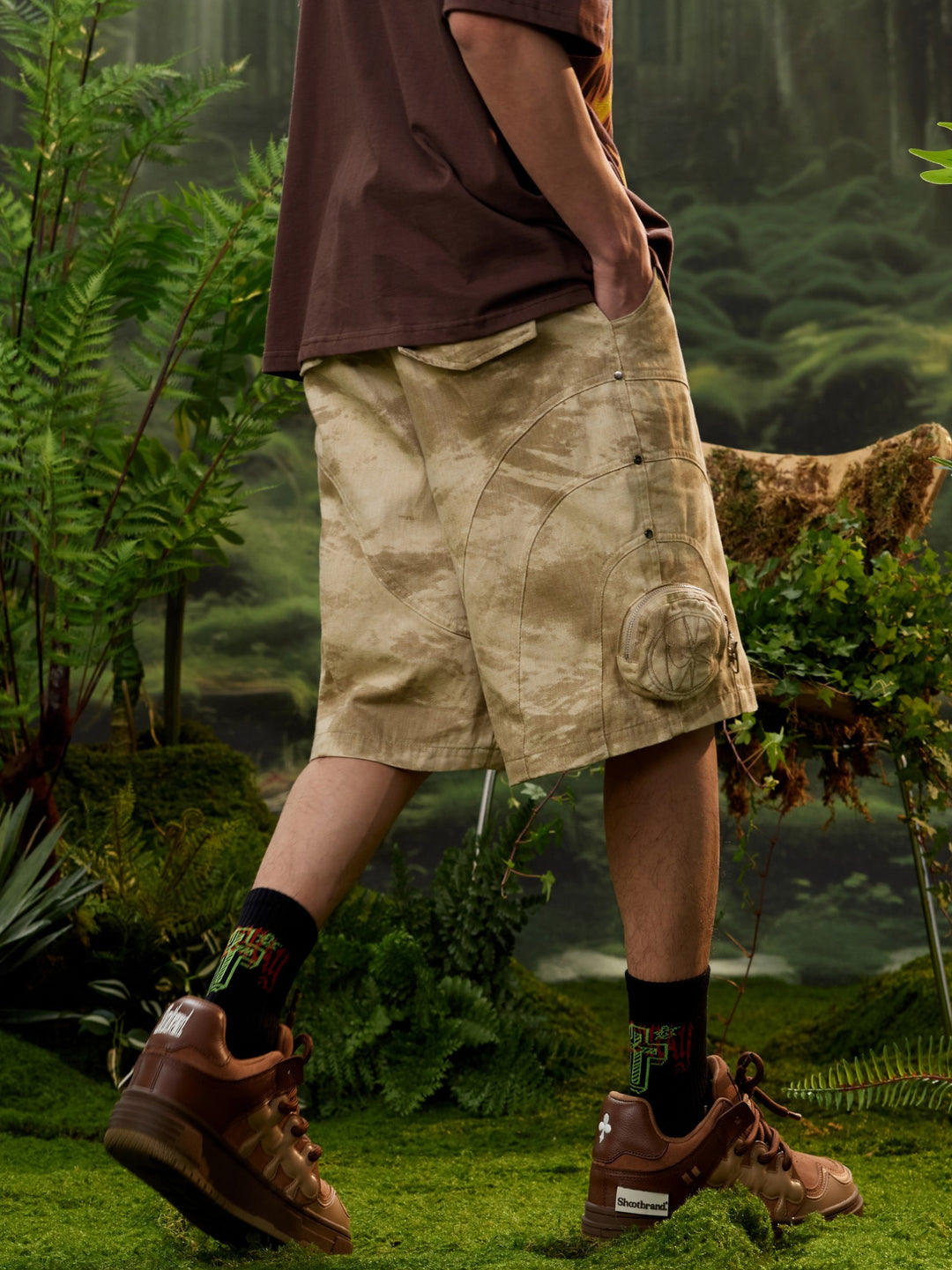 Moss Cargo Shorts