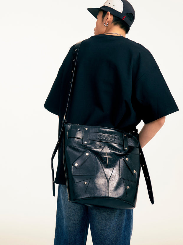Collapse Leather Bag