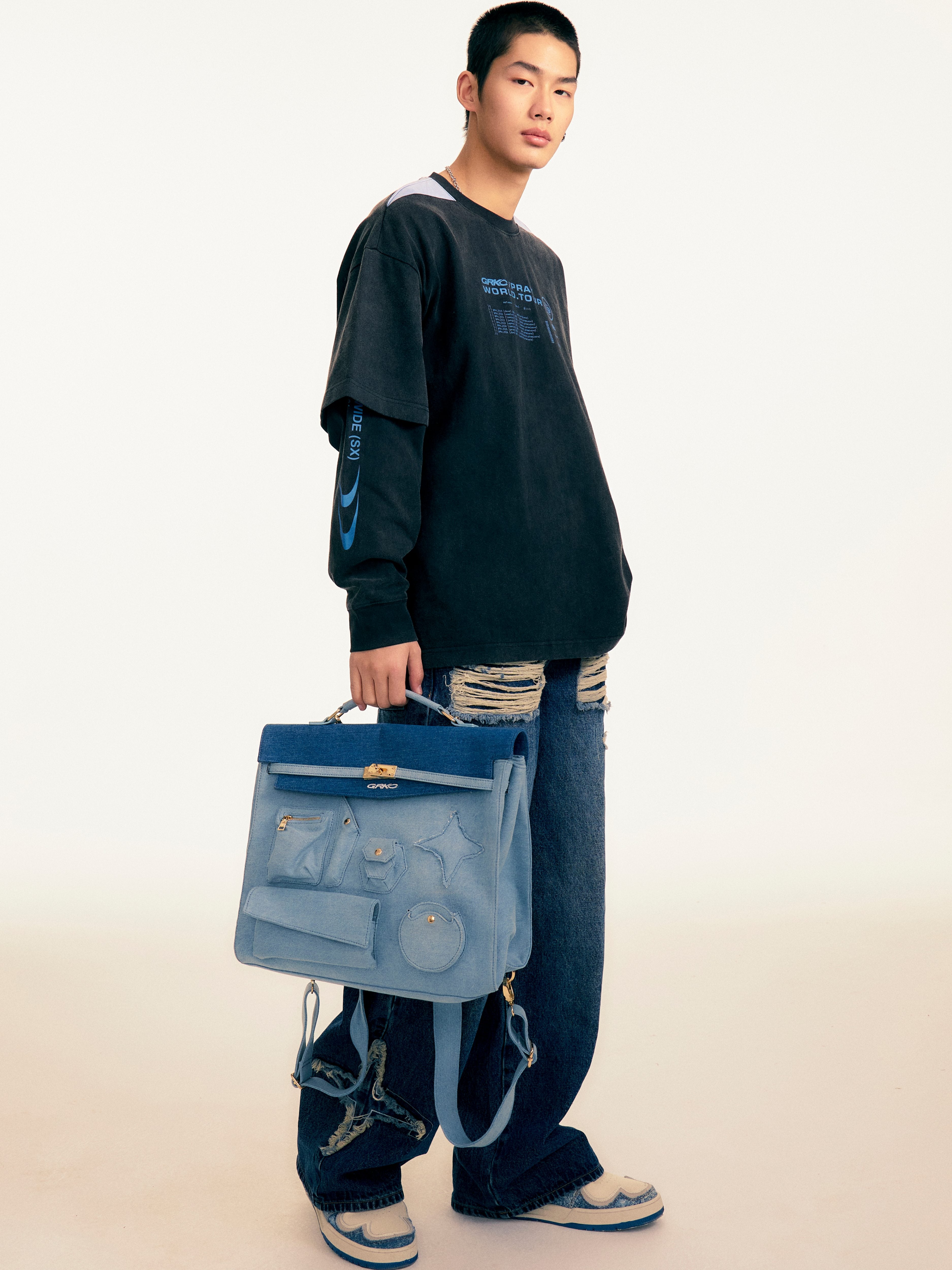 バッグ Denim Messenger Bag Denim Messenger Bag