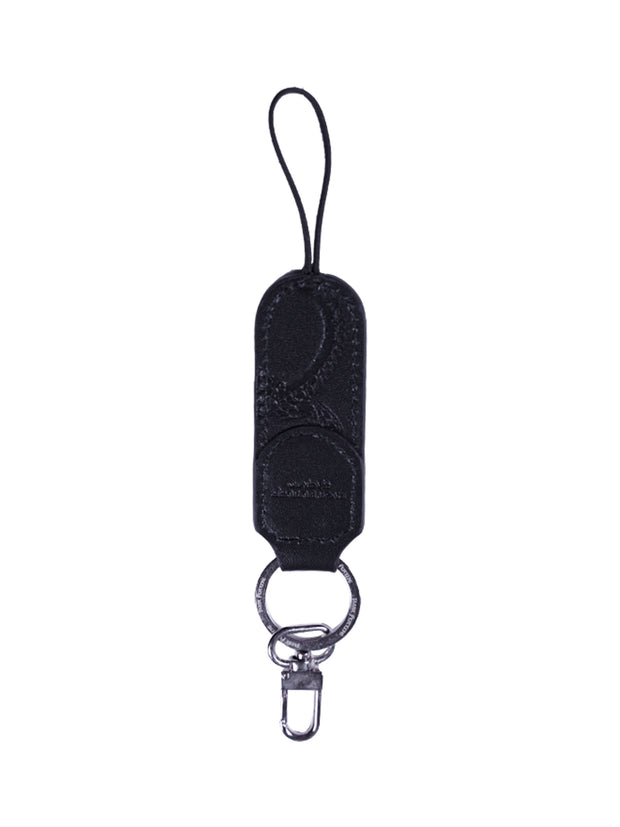 Leather Logo Keychain